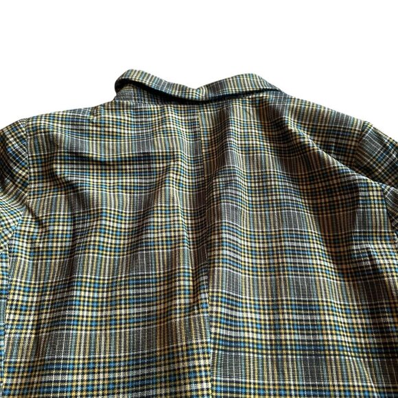 Molly Bracken Plaid Single-Button Blazer Jacket Super Soft Size Medium NWOT - Picture 7 of 11